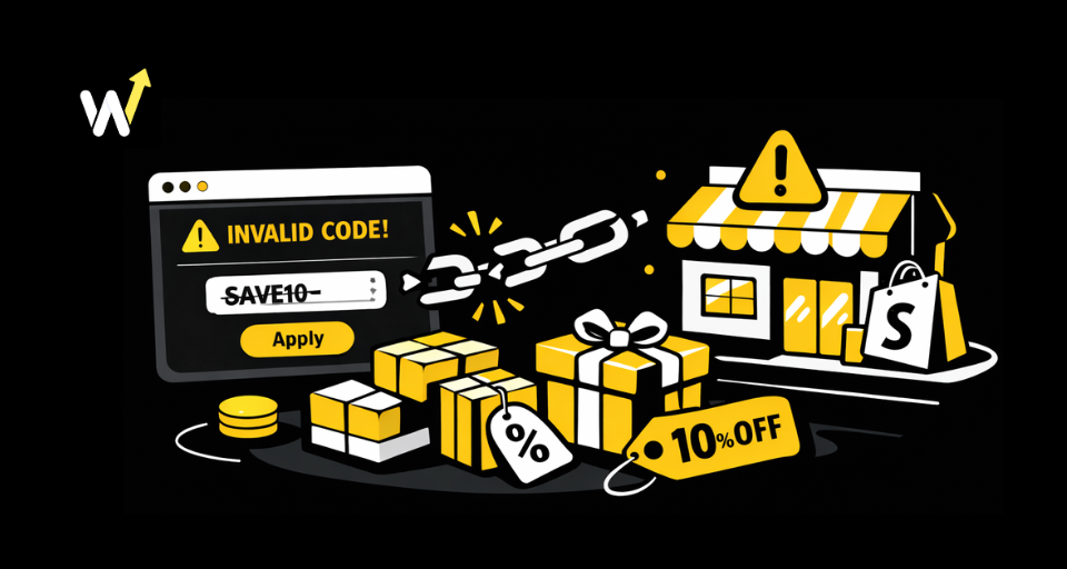 売上を逃さずにShopifyディスカウントコードのエラーを修正する方法 | shopify app by Wizio