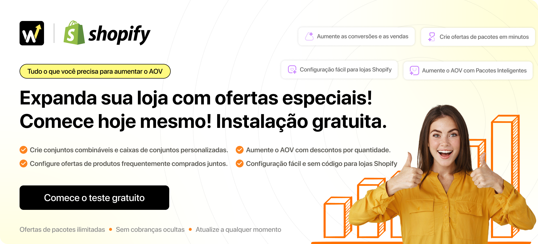 Faça sua loja crescer com o Wizio Bundle Offer – Comece seu teste gratuito hoje