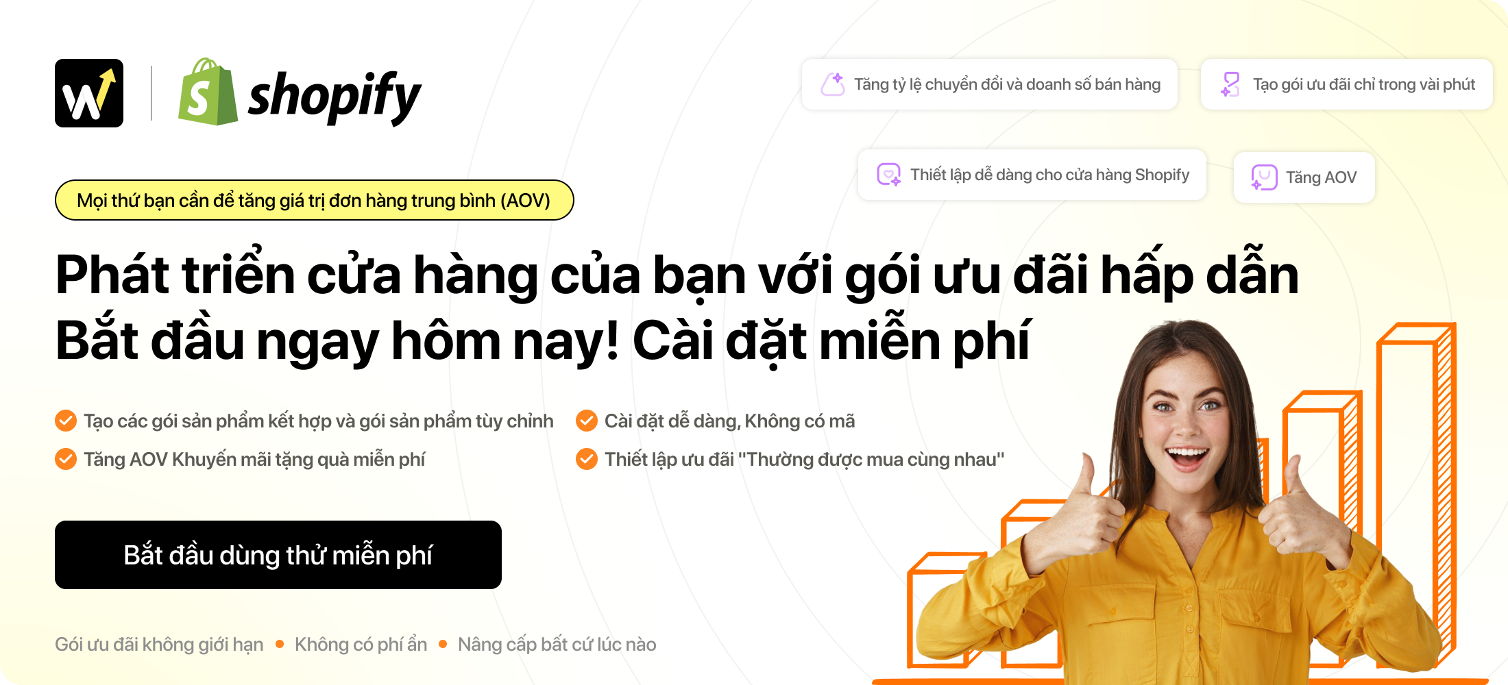 Phát triển cửa hàng của bạn với Wizio Bundle Offer – Bắt đầu dùng thử miễn phí ngay hôm nay